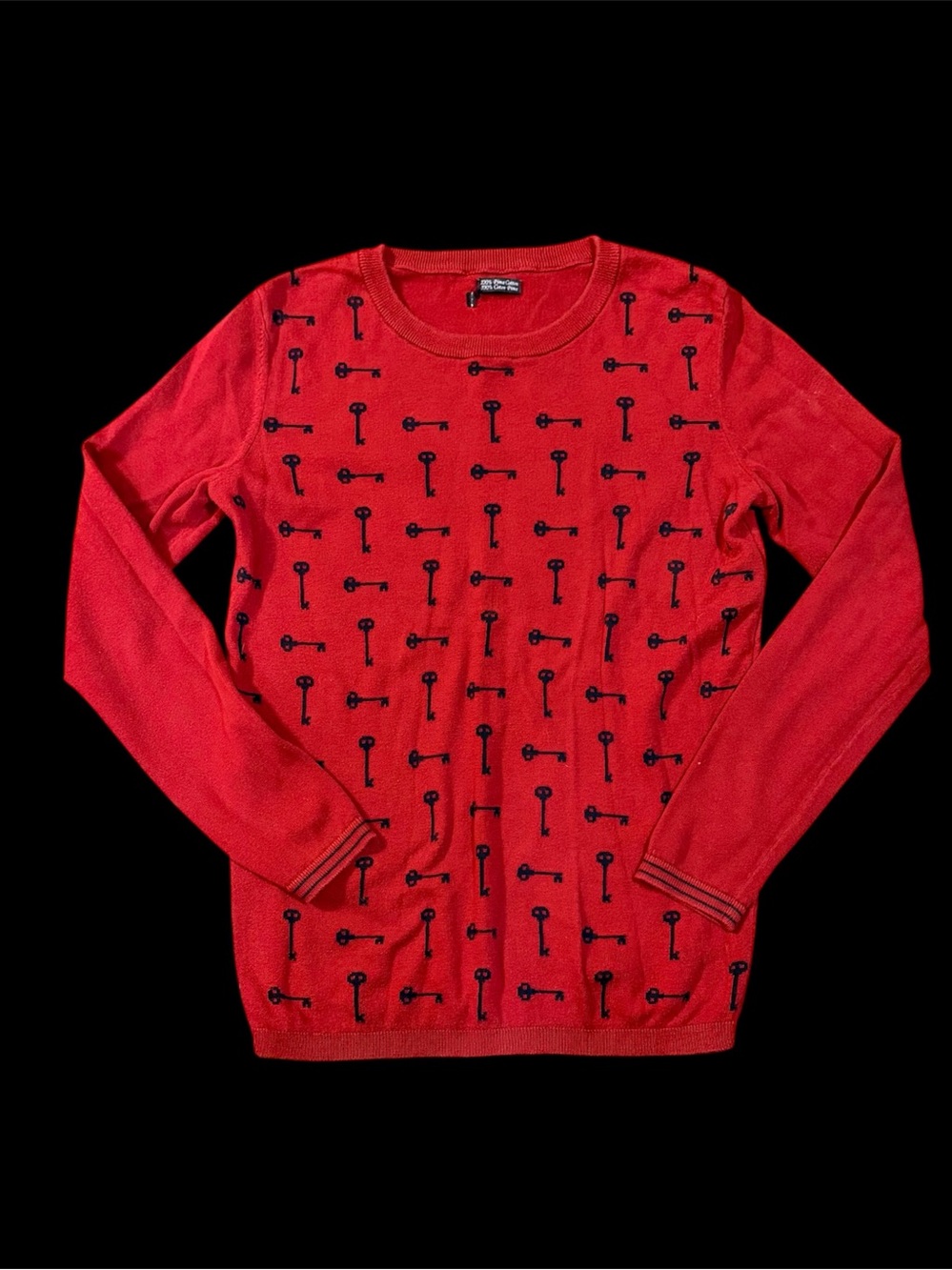 Tommy Hilfiger Red Crewneck Sweater